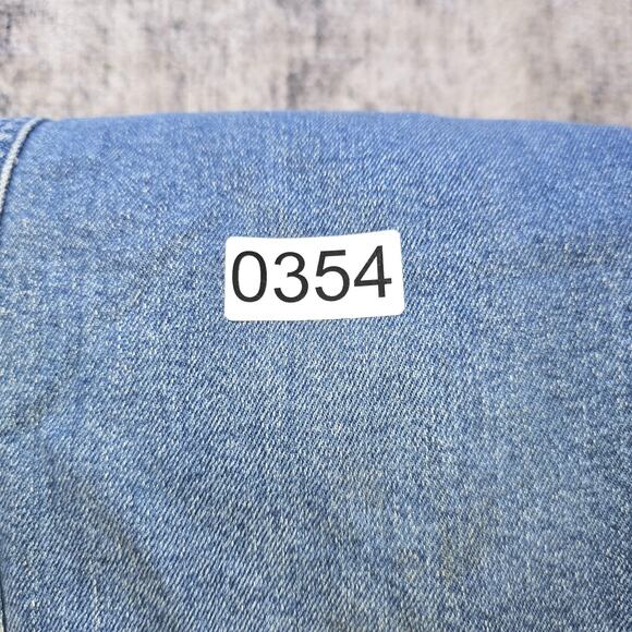 Free People Overalls Womens 4 Blue Denim Wide Leg Adjustable Straps Pockets Zip - Picture 16 of 16